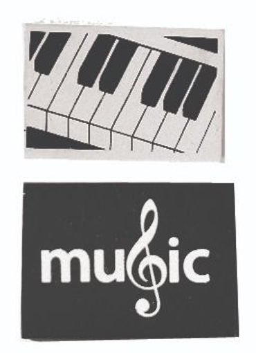 Picture of KEYBOARD AND TREBLE CLEF ERASERS